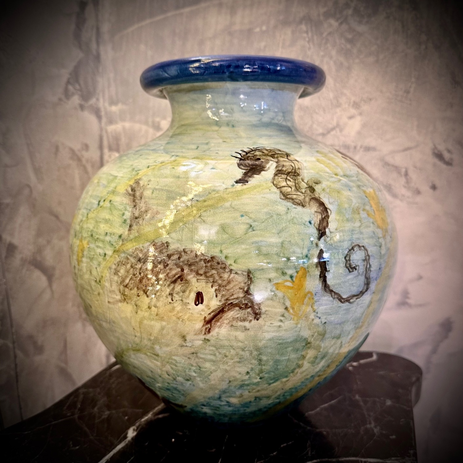 Ovoid vase - Michele Cascella for Richard Ginori - Marzio Cinelli